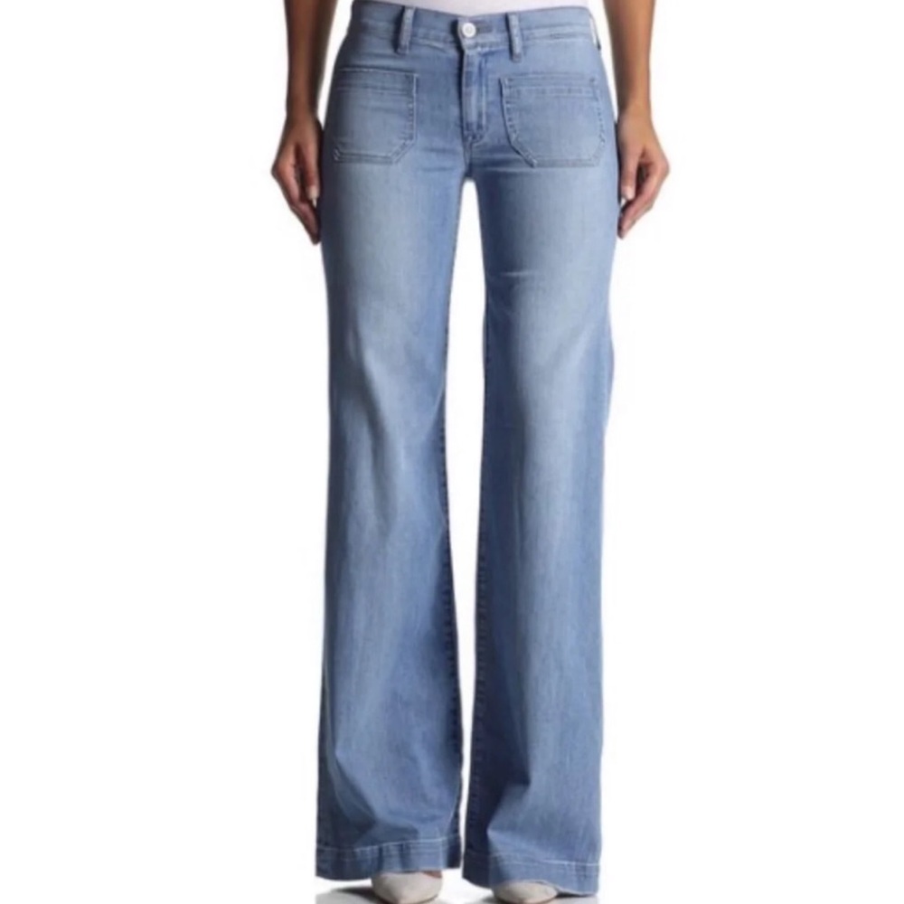 Hudson light wash trouser jeans